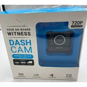 Pilot Your On-Board Witness 720p‎ Automotive Dash Cam 8GB SD Card Included NEW